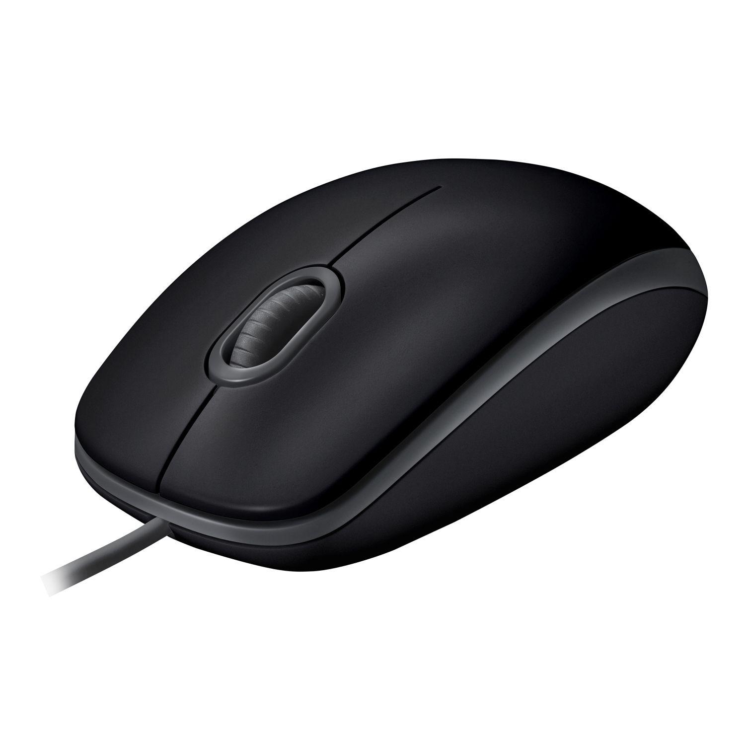 Rato LOGITECH B110 Silent (Ambidestro - 1000 DPI - Ótico - Preto)