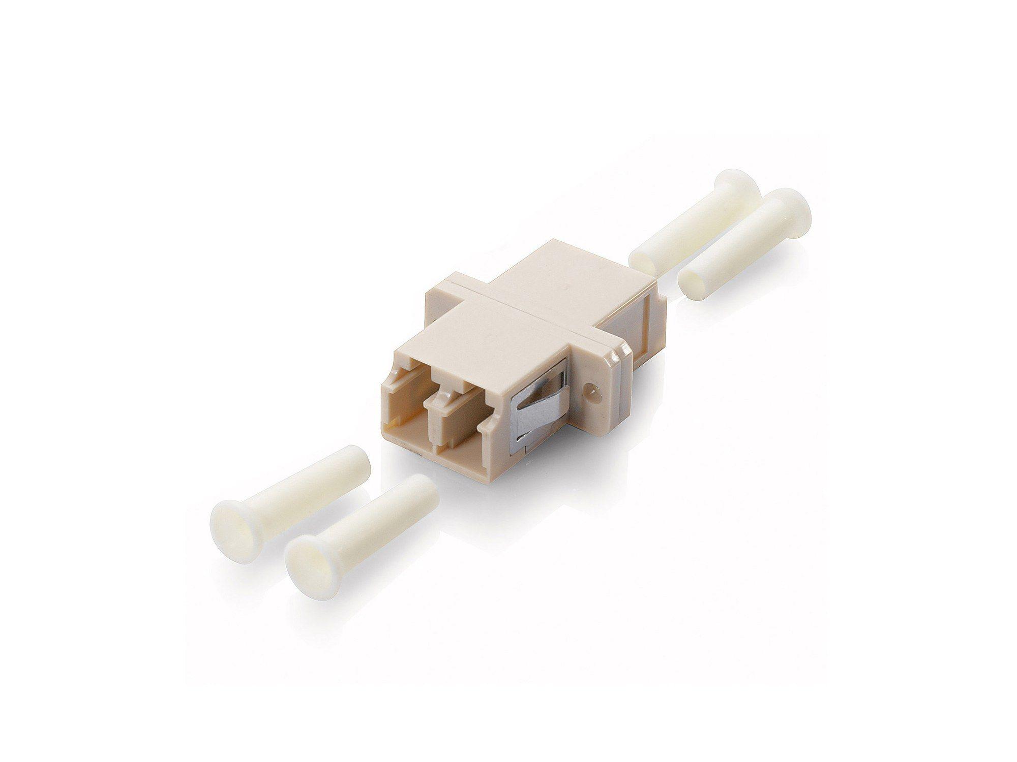 Adaptador de Fibra Ótica EQUIP 156151007NEUEVERSION (LC - Multimodo OM3 - Pack 12 - Bege)
