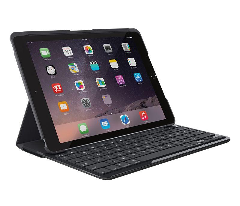 Teclado LOGITECH Slim Folio 920-008622 (Espanhol - Bluetooth - Sem fios - Preto)