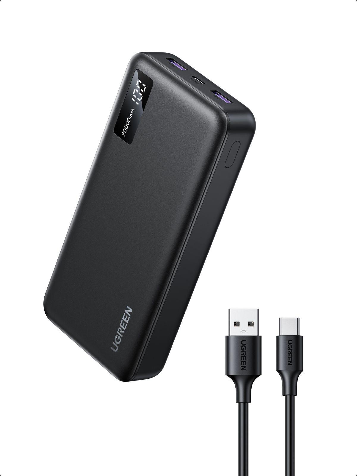 Powerbank UGREEN PB312 (20000 mAh - 22,5 W - USB Type-C - Preto), miniatura 3