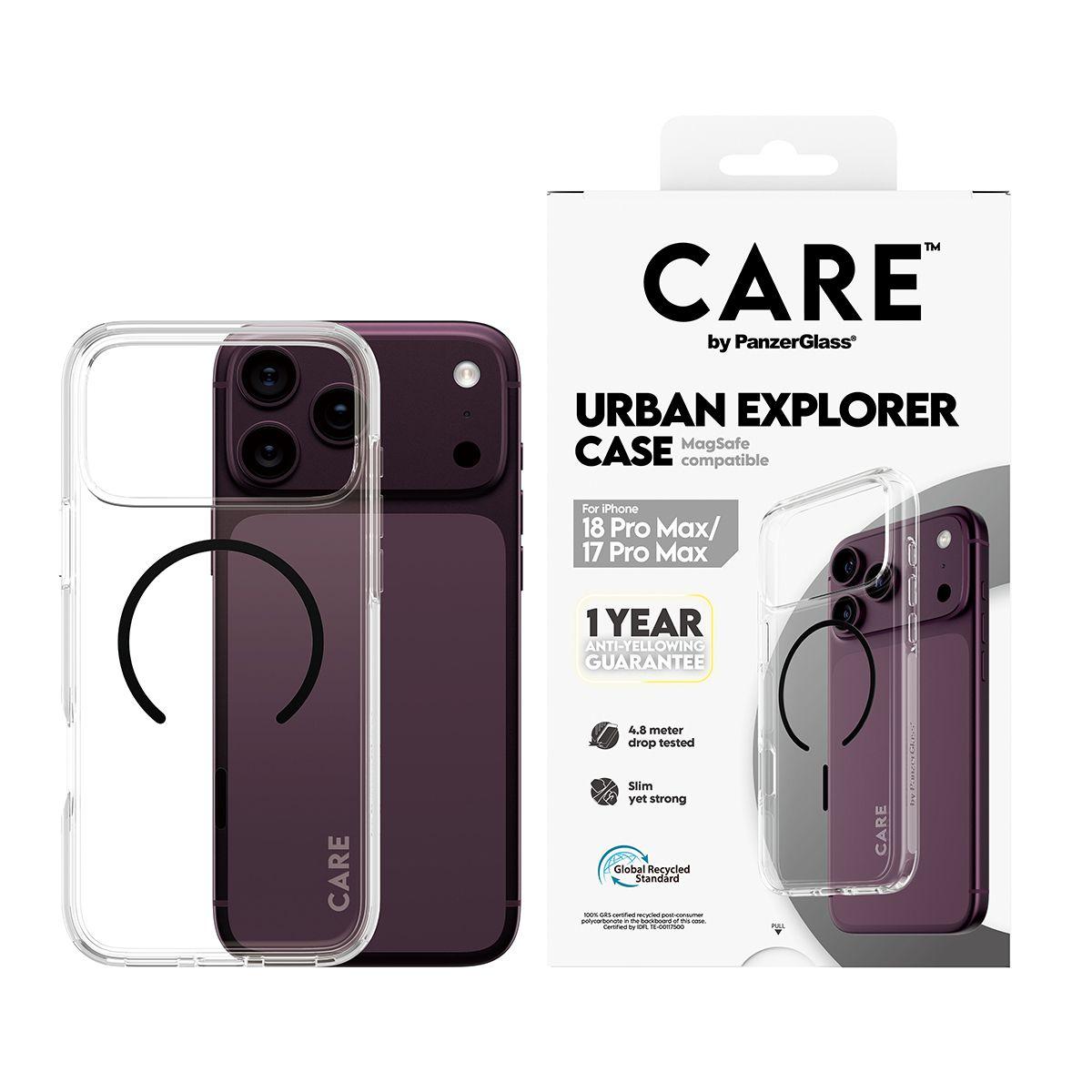 Capa para Telemóvel PANZERGLASS CARE Urban Explorer Case (Transparente) CR82267 — miniatura 2