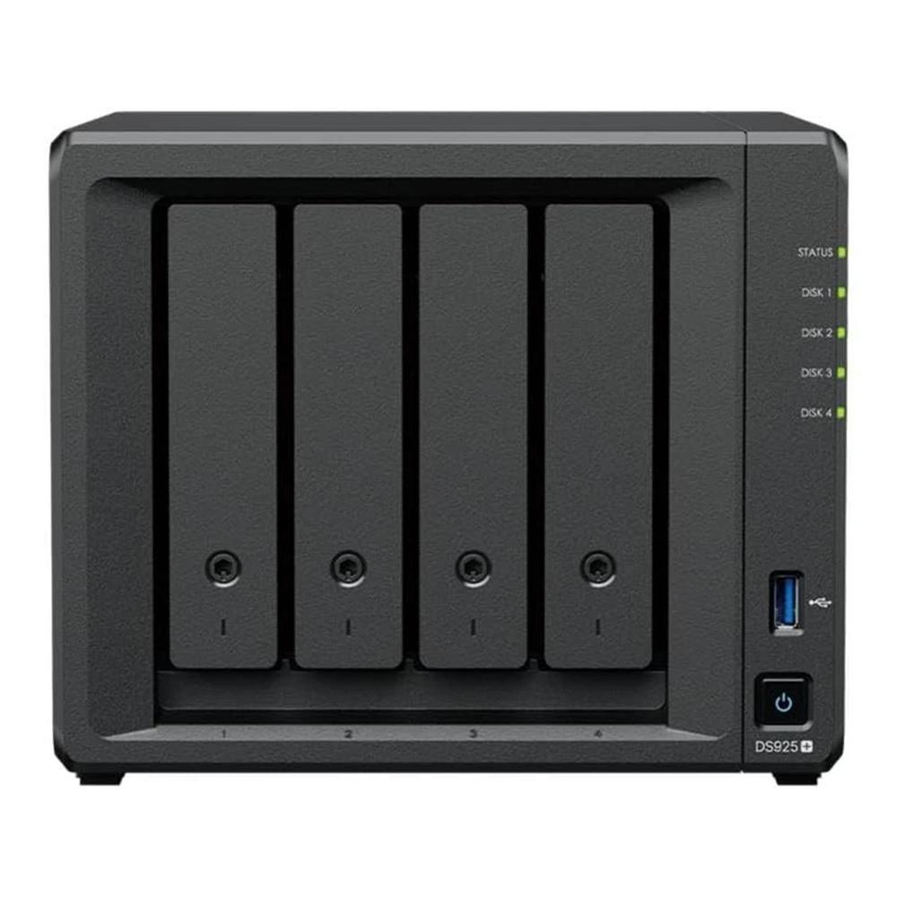 NAS SYNOLOGY DiskStation DS925+ (2.5,3.5,M.2 " - SATA e M.2 - AMD - Preto)