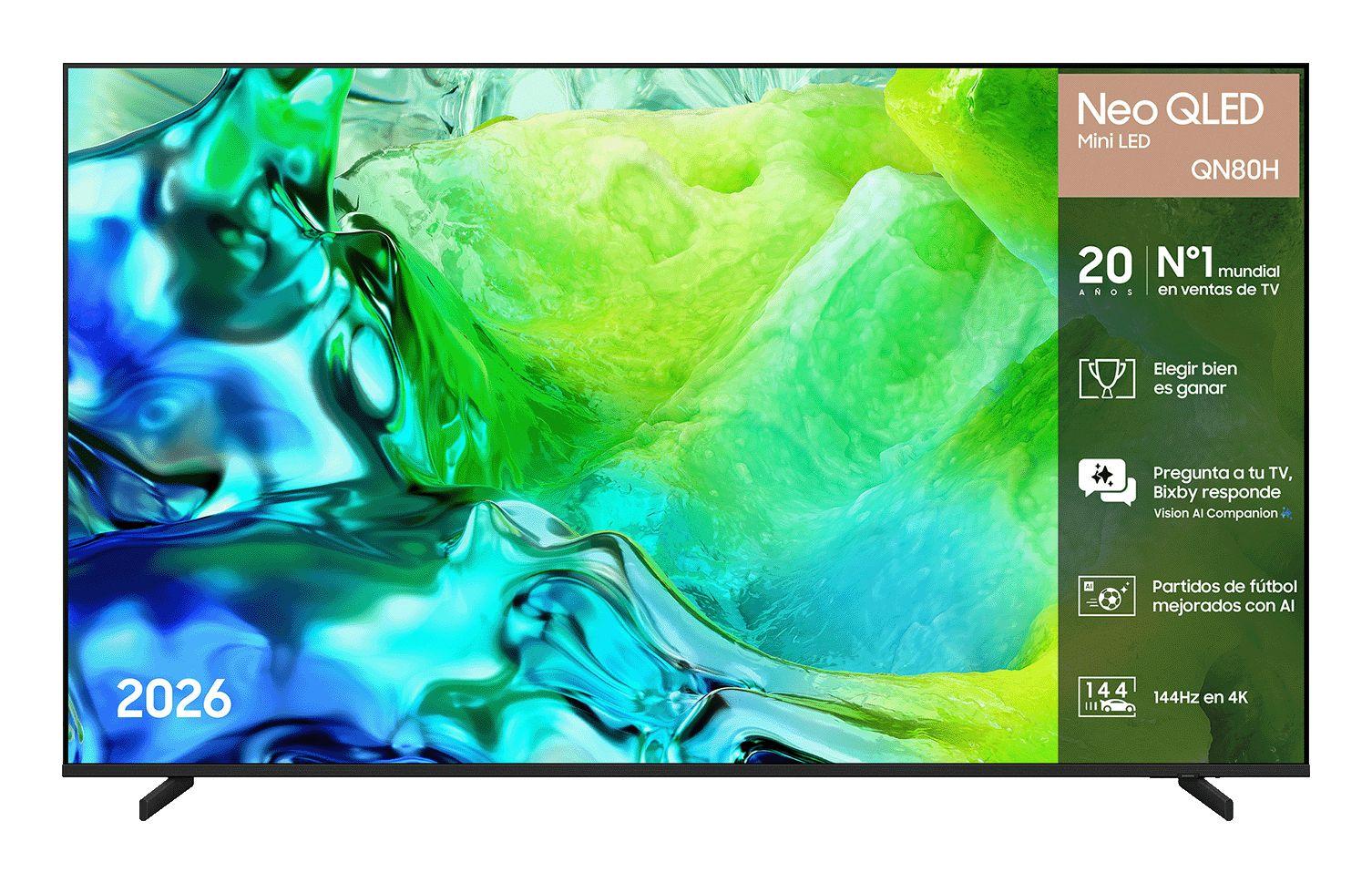 Televisão SAMSUNG TV TQ65QN80H (65" - Neo QLED 4K - 144 Hz - Cinzento), imagem 1