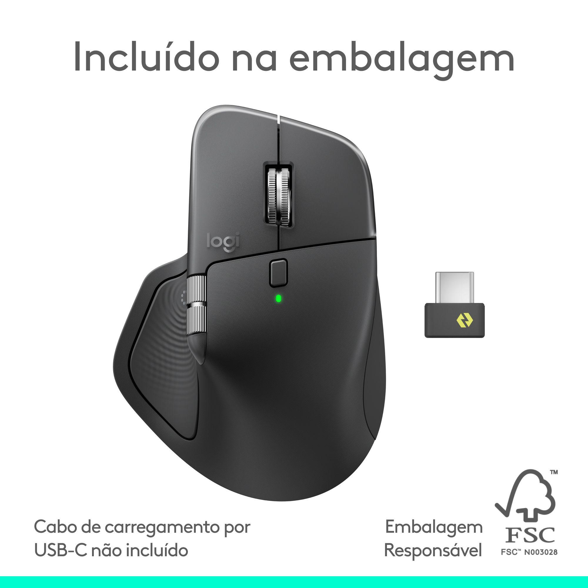 Rato LOGITECH MX Master 4 (Mão direita - 8000 DPI - Laser - Grafite) — miniatura 24