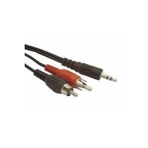 Cabo Adaptador Áudio GEMBIRD CCA-458 (1,5 m - Jack 3,5 mm - 2 x RCA - Preto)