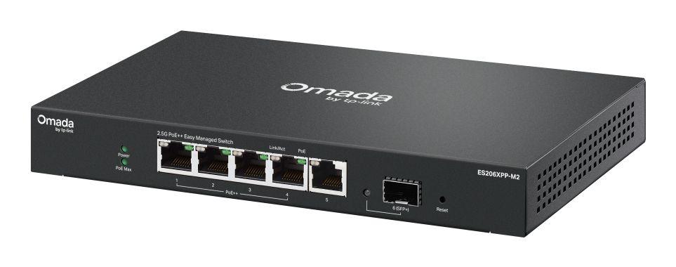 Switch TP-LINK ES206XPP-M2 (2.5G Ethernet - 0,64 MB - 45 Gbit/s - Preto) — miniatura 2