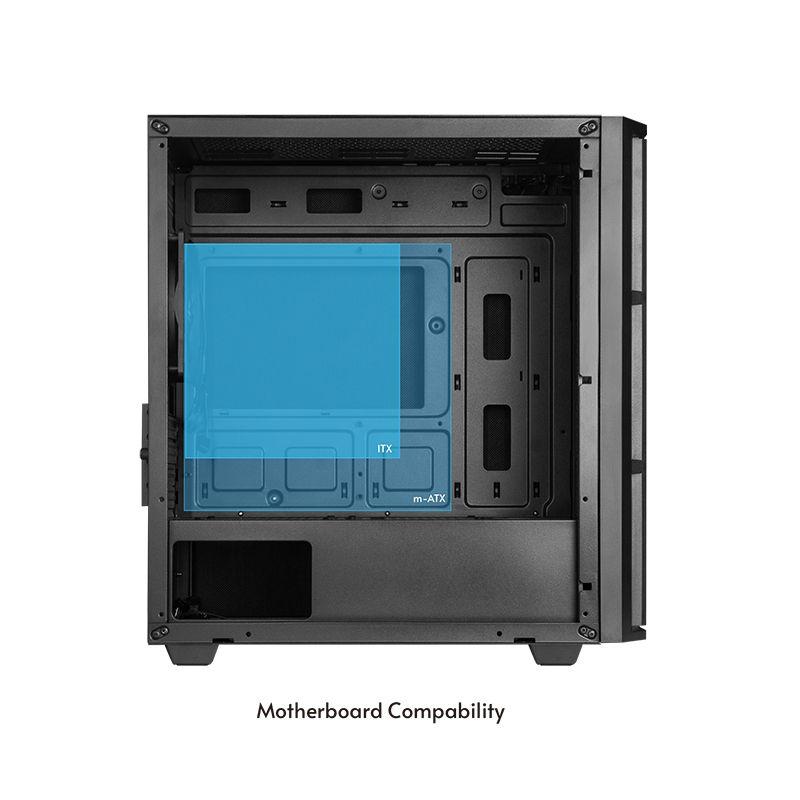 Caixa de Computador CHIEFTEC PRO MINI AZ-01B-OP (Micro ATX, Mini-ITX, uATX - Mini Tower - 16,5 cm - Preto) — miniatura 8