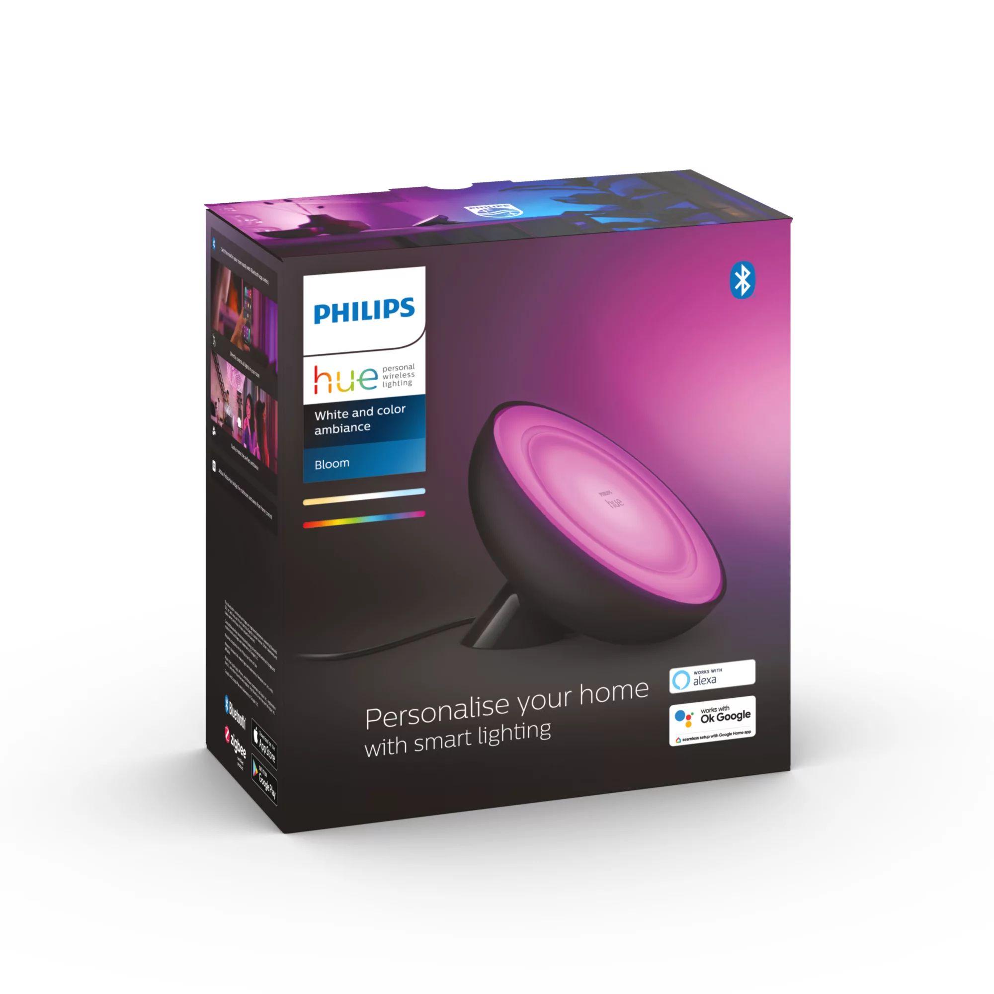 Candeeiro de Mesa PHILIPS Hue Bloom (Metal - Preto) — miniatura 4