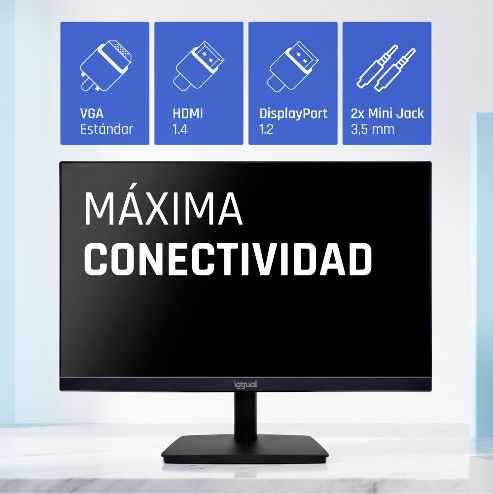 Monitor IGGUAL ML24SPC (23,8" - IPS - 120 Hz - Preto) — miniatura 5
