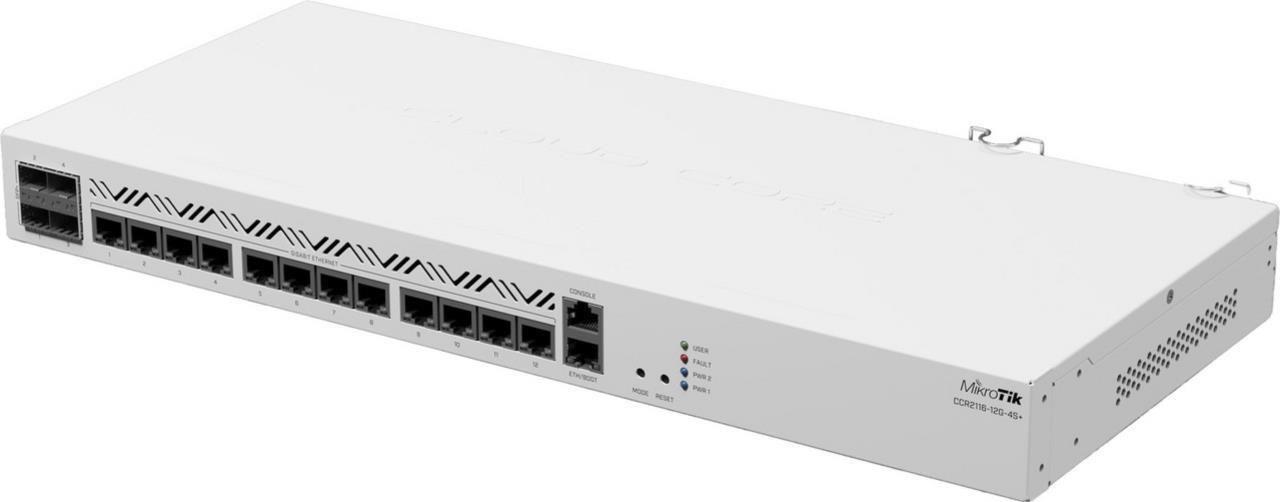 Router MIKROTIK CCR2116-12G-4S+ (Gigabit Ethernet - 10 Gb - Branco), miniatura 2