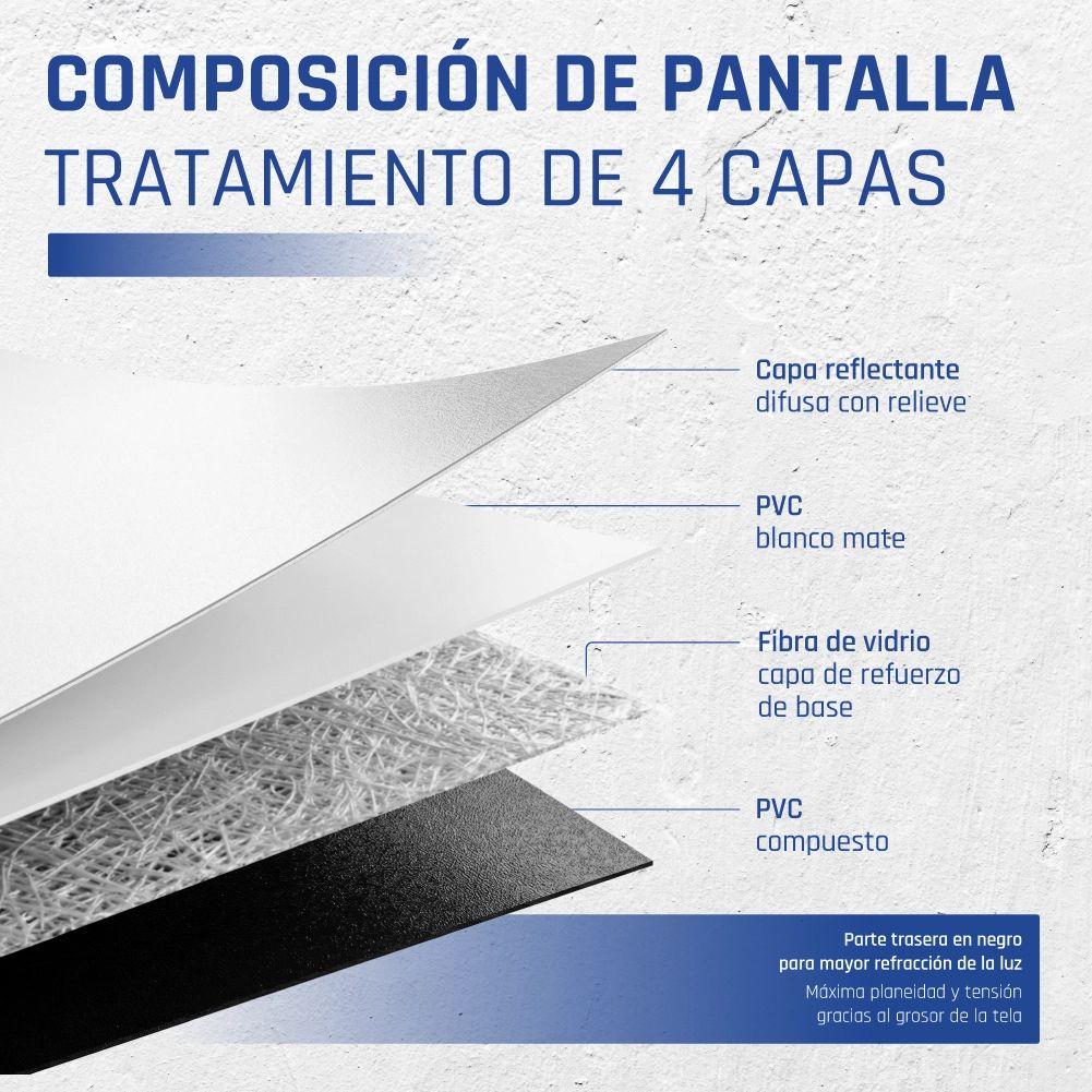 Ecrã de Projeção Elétrico IGGUAL PSIXS203 (92" - Branco) — miniatura 7