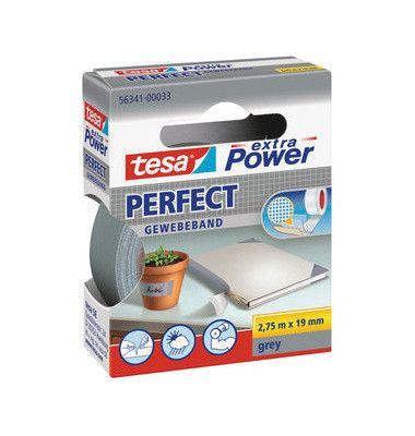 Fita de Tecido Adesiva TESA 56341 Extra Power (Tecido - Cinzento), miniatura 2