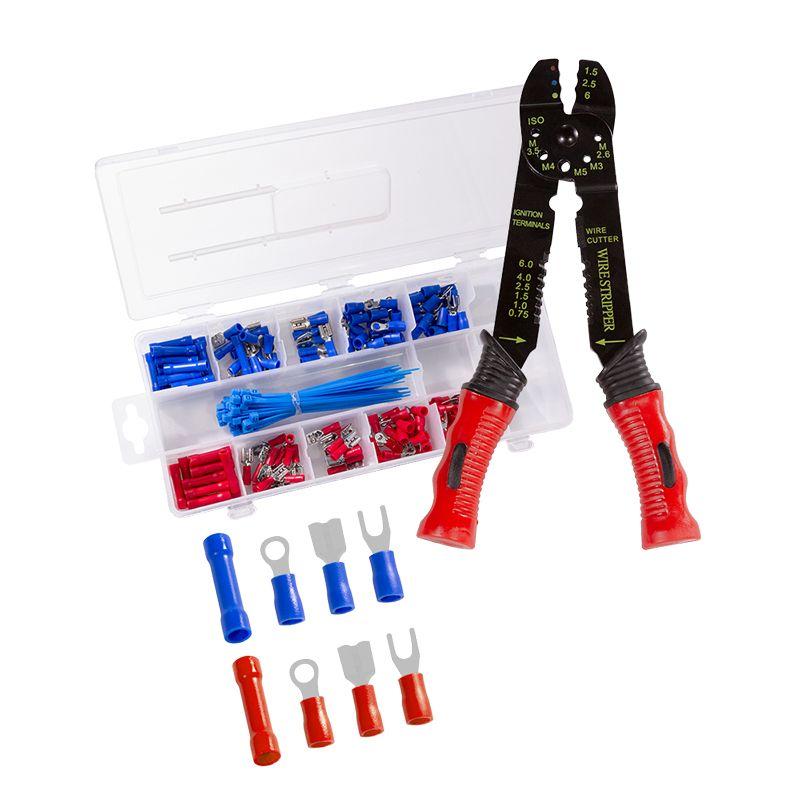 Alicate de Engaste LOGILINK WZ0078 (Aço - Preto e Vermelho)