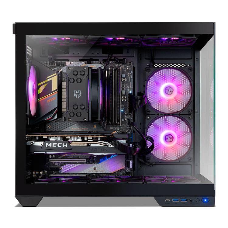 Caixa PC NOX Hummer Astra Neo (ATX, Micro-ATX, Mini-ITX - Mid Tower - Ferro, vidro temperado - Preto) — miniatura 5
