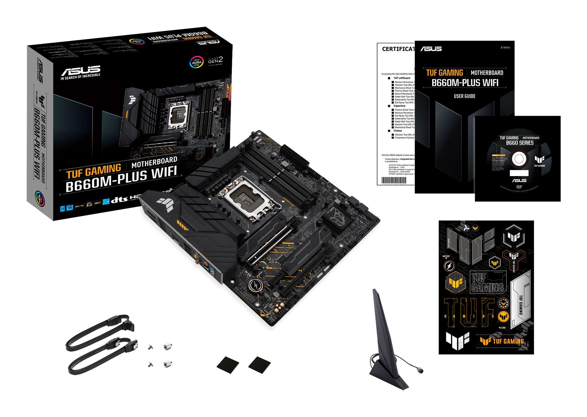 Motherboard ASUS TUF GAMING B660M-PLUS WIFI (LGA 1700 - micro ATX - Duplo canal), miniatura 7