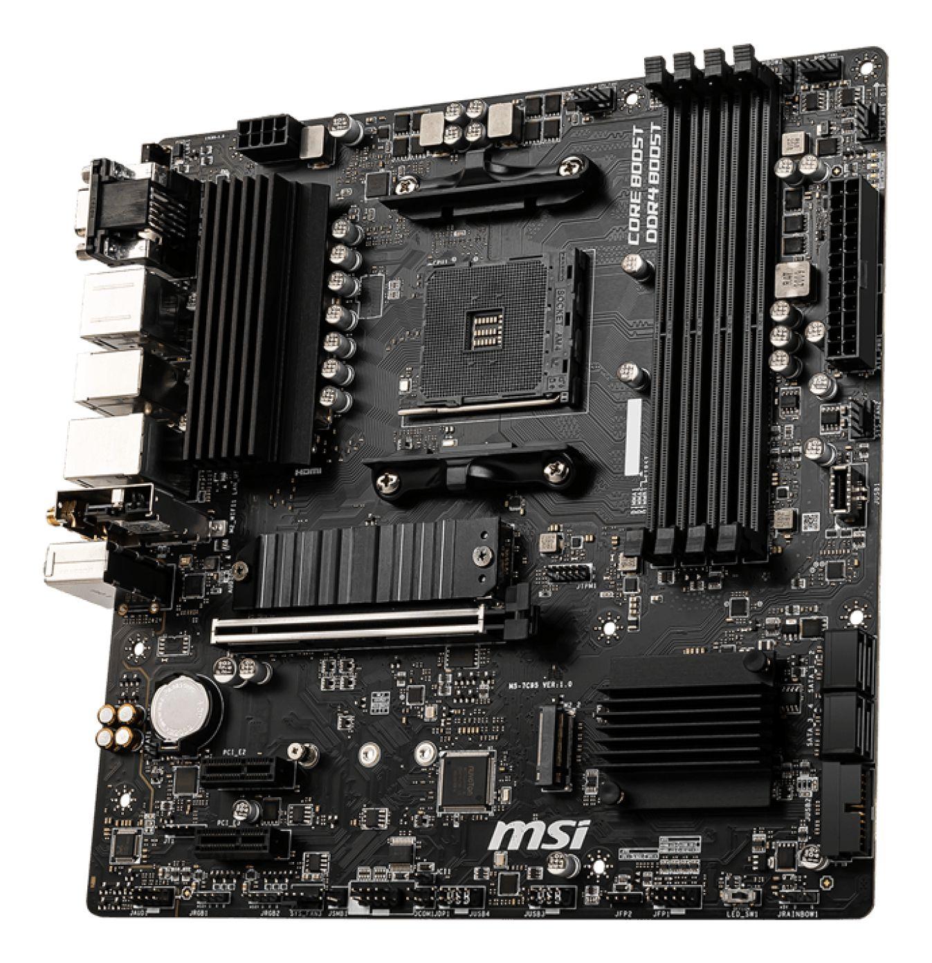 Motherboard MSI B550M PRO-VDH WIFI (AM4 - AMD Ryzen 3000 Series - Micro-ATX - Preto) — miniatura 3