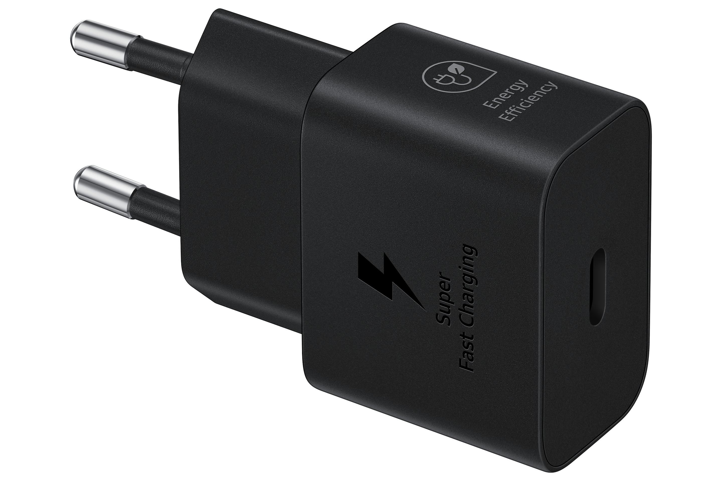 Carregador de Telemóvel SAMSUNG EP-T2510NBEGEU (25 W - GaN - Preto)