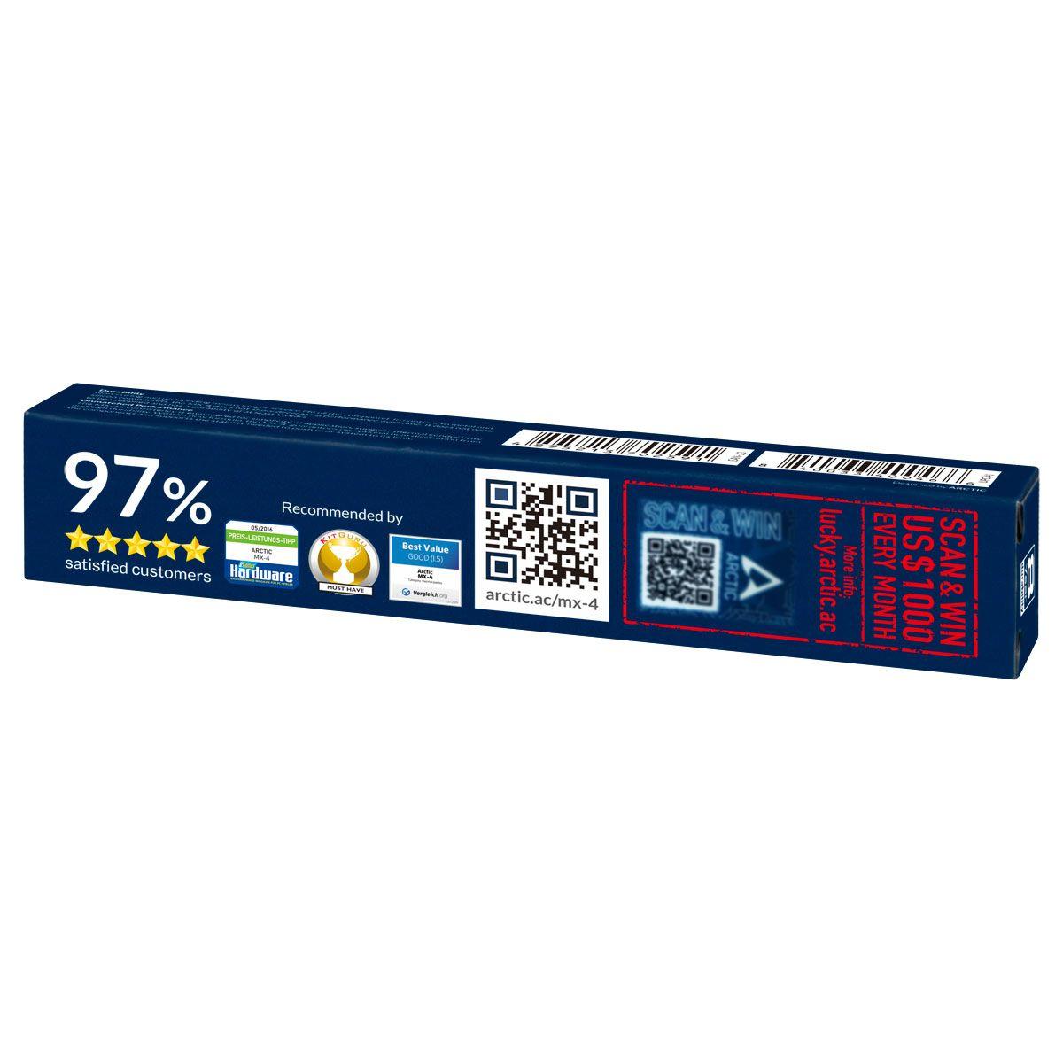 Pasta Térmica ARCTIC MX-4 (Pasta térmica - 2,5 g/cm³ - 1 unidade - Azul) — miniatura 2