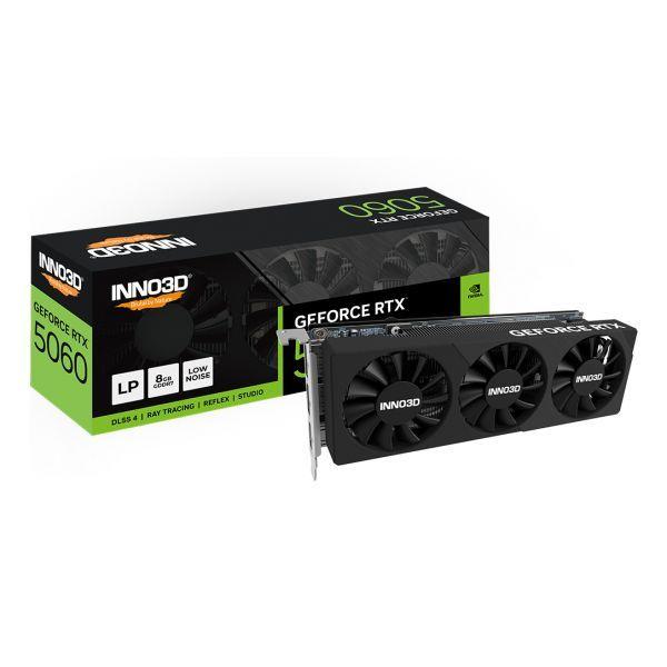 Placa Gráfica INNO3D GeForce RTX 5060 X3 Low Profile (GeForce RTX 5060 - 8 GB - 128 bit - Preto) — miniatura 2