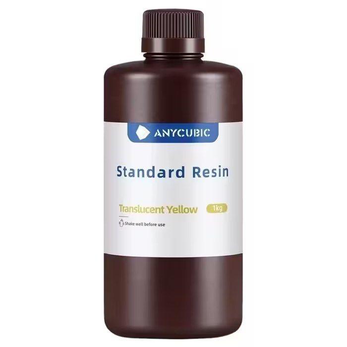 Resina para Impressão 3D ANYCUBIC Standard Resin (1 kg - 405 nm - Amarelo transparente)