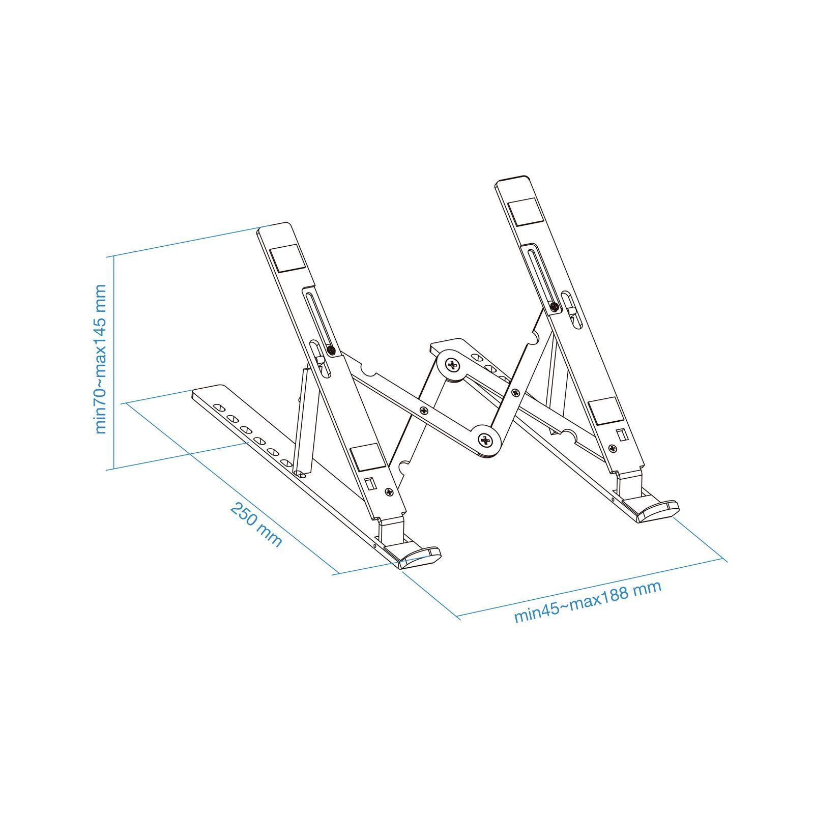 Suporte para Portátil TOOQ TQLRS0033-AL (38,1 cm - Prateado) — miniatura 6