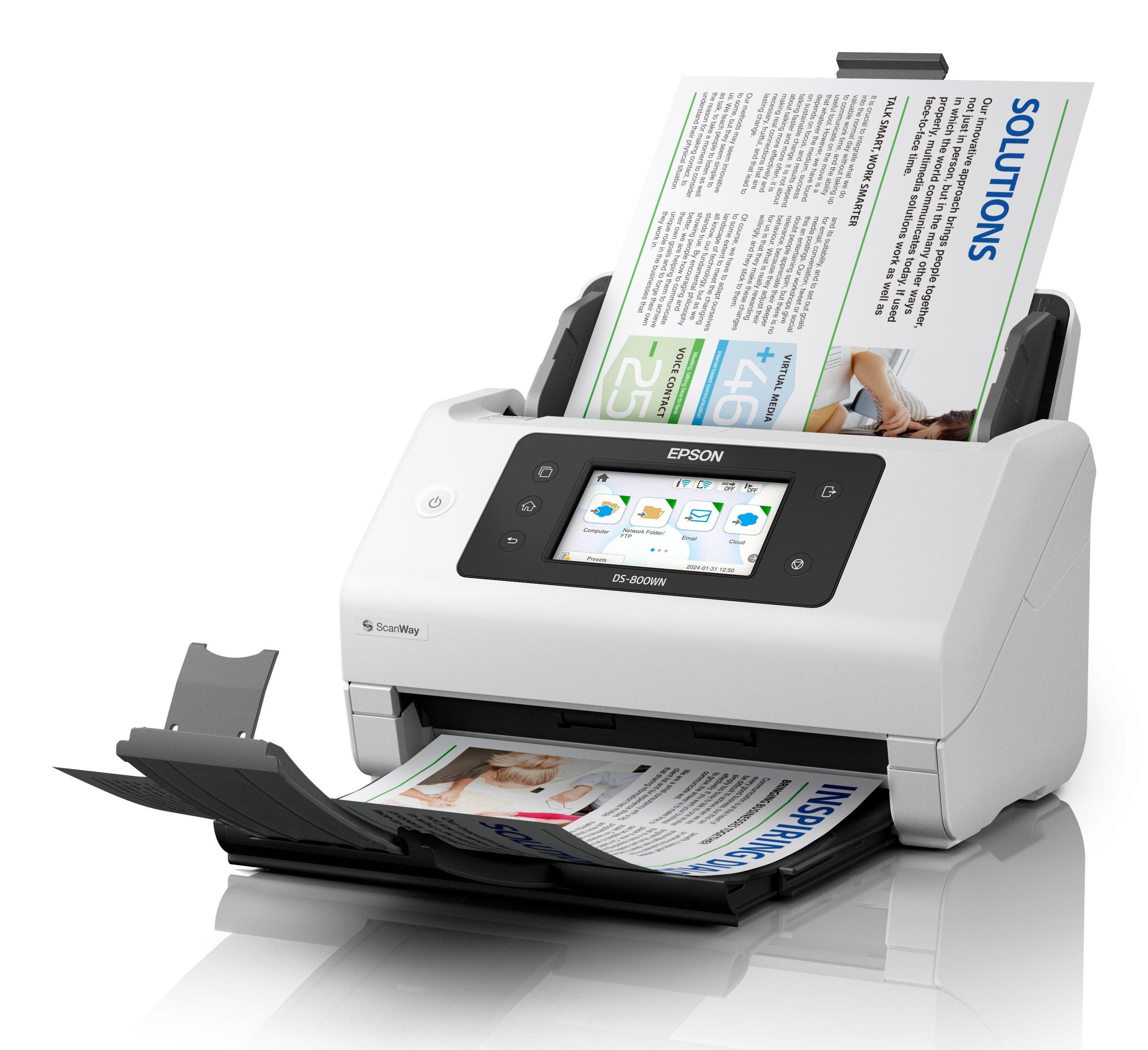Scanner de Documentos EPSON WorkForce DS-800WN (3.2 Gen 1 - Branco) — miniatura 11