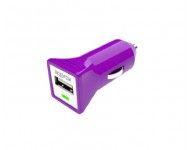 Carregador USB para Automóvel APPROX APPUSBCARP (Púrpura)