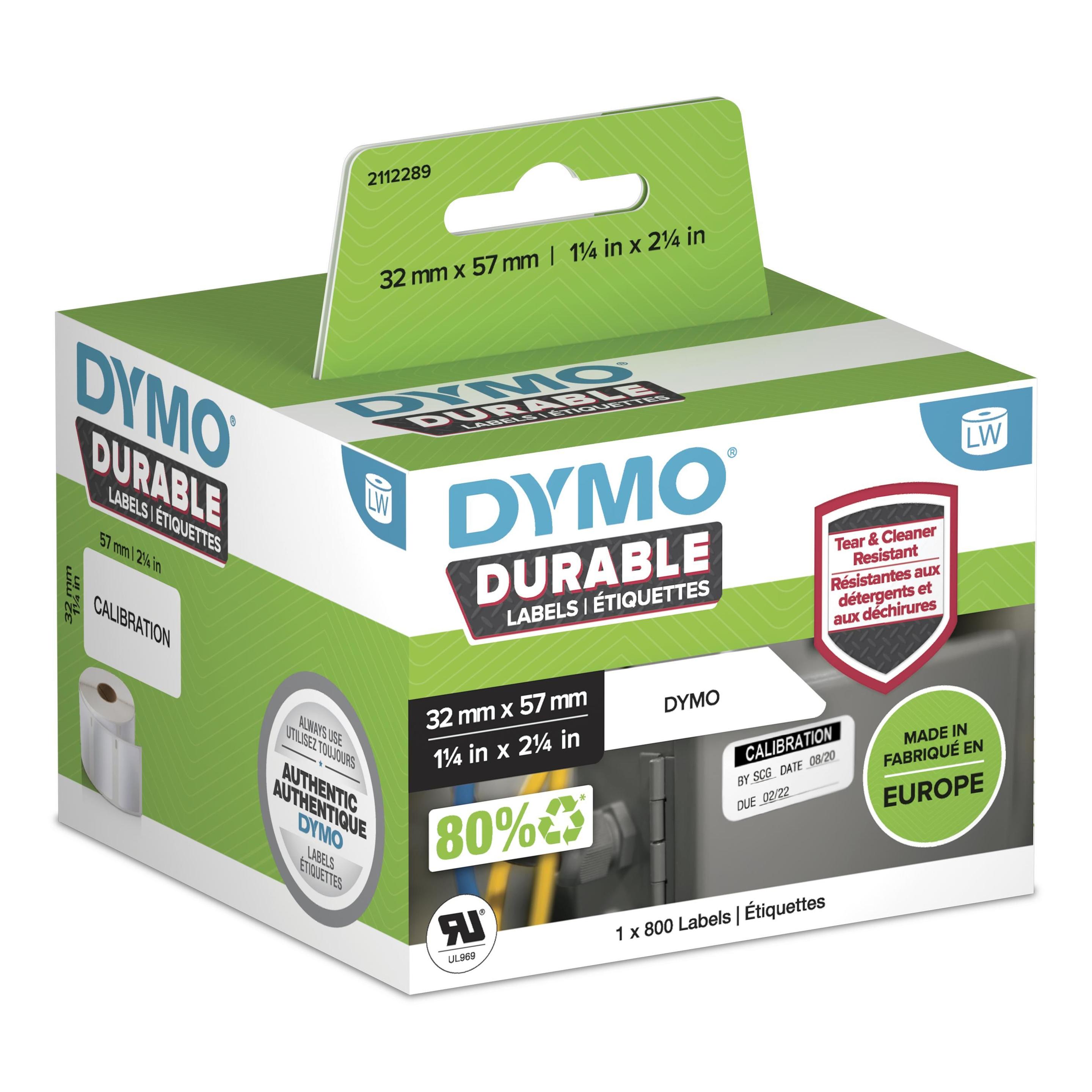 Etiquetas de Impressão DYMO LW Durable 2112289 (Branco), imagem 1