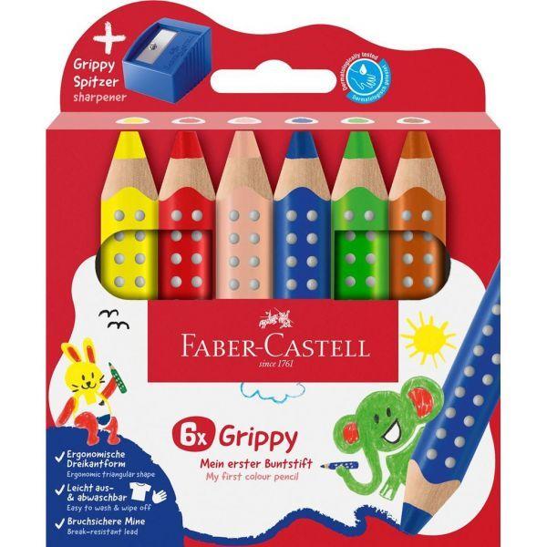 Lápis de Cor FABER-CASTELL Grippy XXL 110635 (Lápis à base de cera - Cores Sortidas), miniatura 2