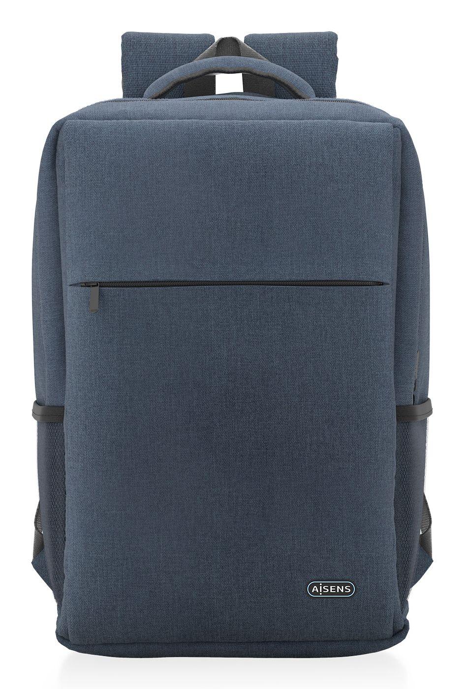 Mochila para Portátil AISENS ASBG-BP082-BL (17" - 17424 cm³ - Poliéster - Azul)