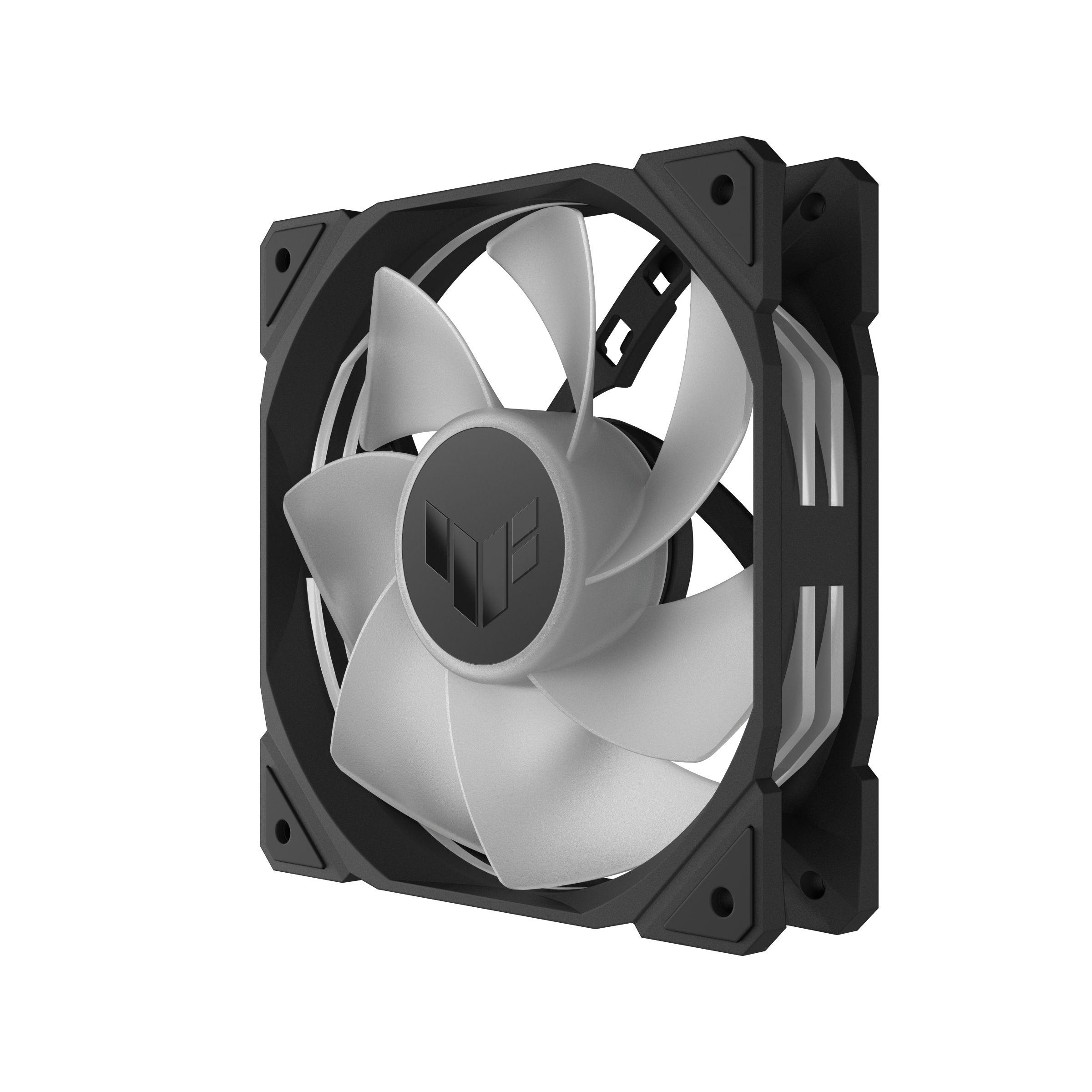 Ventoinha para Caixa PC ASUS TUF Gaming TR120 ARGB Reverse Fan (Preto), miniatura 6