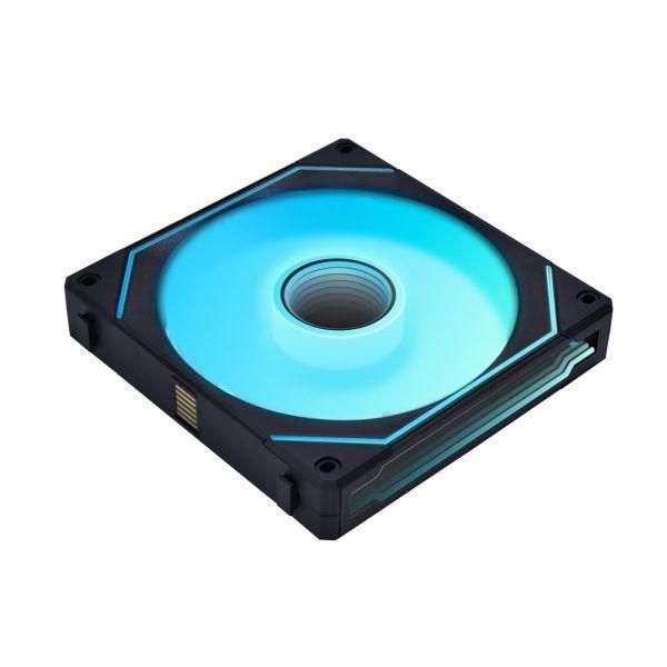 Ventoinha LIAN LI UNI FAN SL-INF 140 ARGB Reverse Blade PWM (PBT/PC/alumínio - ARGB, espelho infinito - Preto)
