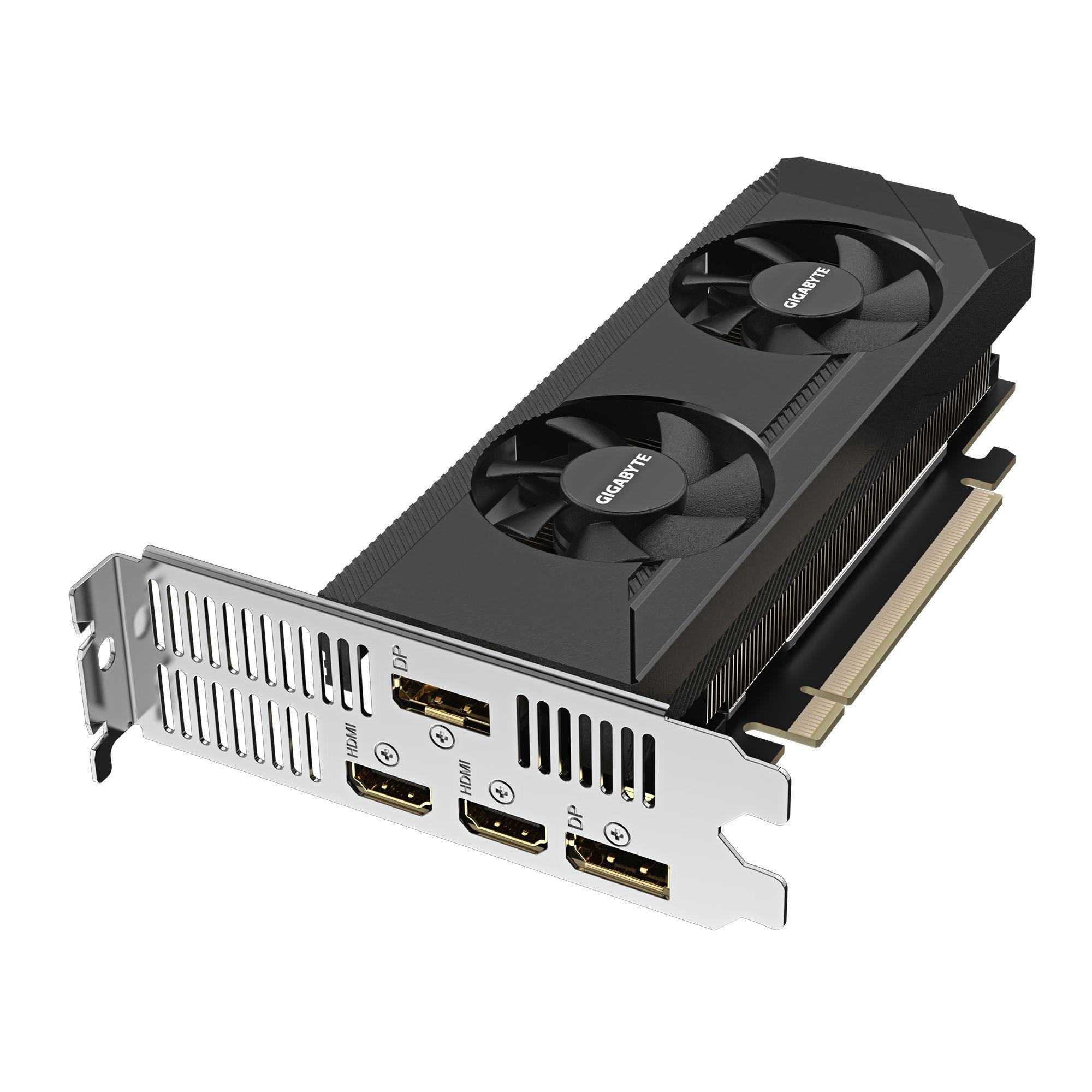 Placa Gráfica GIGABYTE GeForce RTX 3050 OC Low Profile 6G (GeForce RTX 3050 - 14000 MHz - 6 GB - Preto) — miniatura 4
