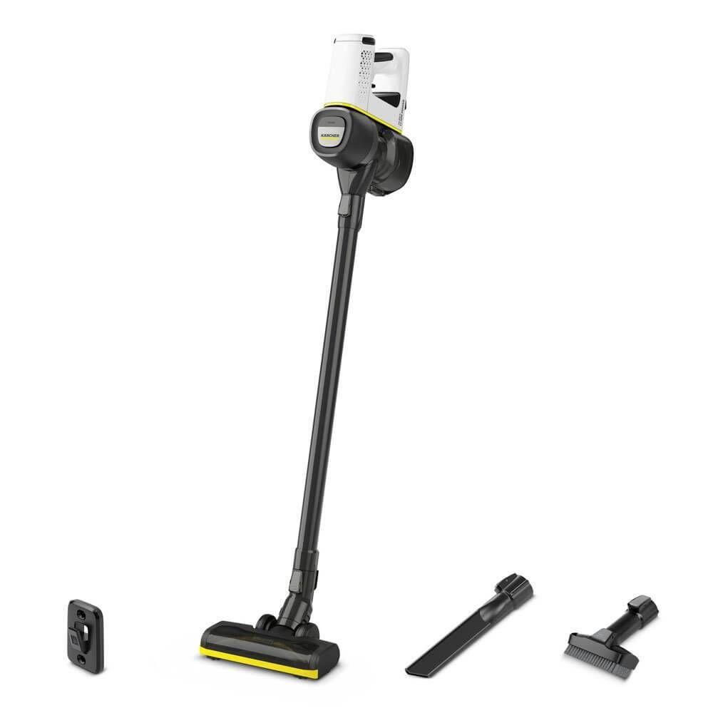 Aspirador Vertical KÄRCHER VC 4 Cordless MyHome (Altura 111 cm - Preto/Amarelo)