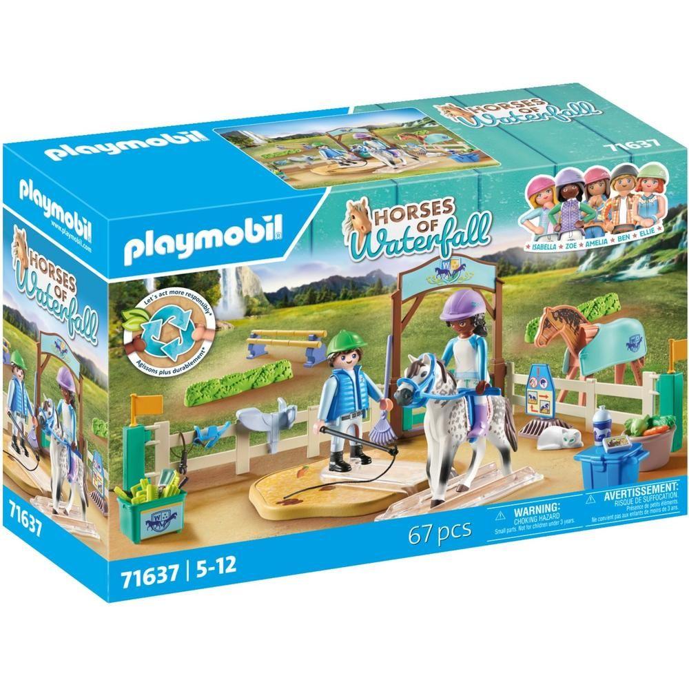Conjunto de Construção PLAYMOBIL 71637 Escola Moderna de Equitação (5 anos - Multicor)