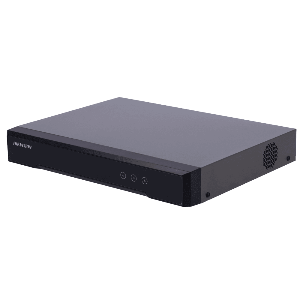 Gravador DVR Híbrido HIKVISION iDS-6704HUHI-M (4 canais - até 6 canais IP - 8 Mpx - Preto)
