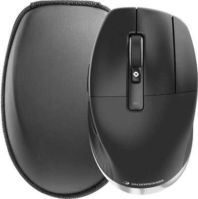 Rato 3DCONNEXION CadMouse Pro Wireless 3DX-700116 (Mão direita - 7200 DPI - RF sem fios - Preto)
