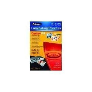 Capas para Plastificar Cartões FELLOWES 5306302 (Plástico - 54 x 86 mm - Transparente)