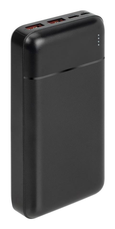 Powerbank RIVACASE VA2102 (20000 mAh - 74 Wh - Quick Charge 3.0 - Preto)