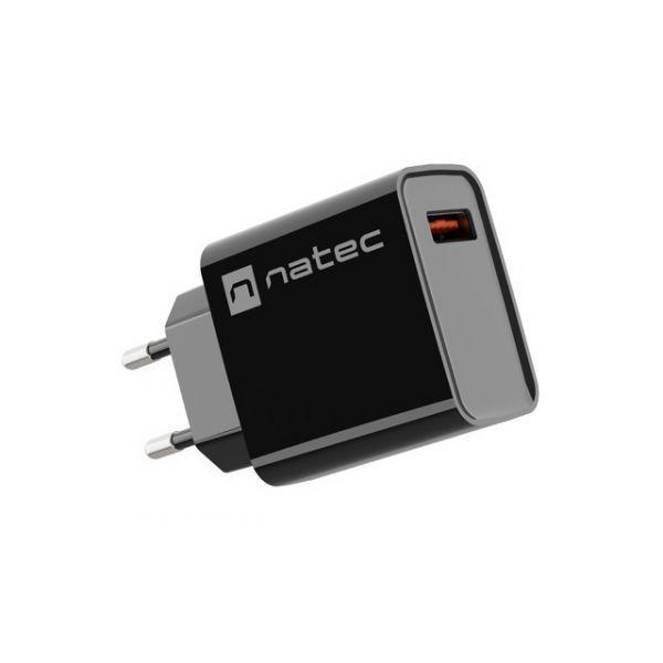 Carregador de Telemóvel NATEC RIBERA NUC-2058 (18 W - Preto), miniatura 3