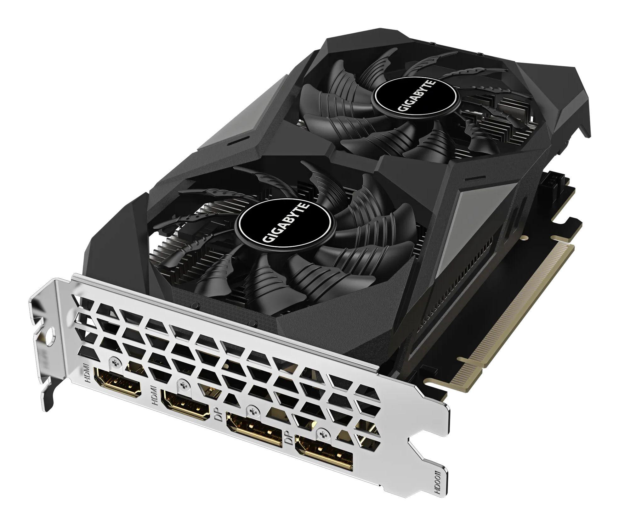 Placa Gráfica GIGABYTE GeForce RTX 3050 WINDFORCE OC V2 6G (GeForce RTX 3050 - 14000 MHz - 6 GB - Preto e Prateado), miniatura 2