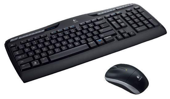 Teclado e Rato LOGITECH MK330 (Francês - Tamanho completo - USB - Preto)