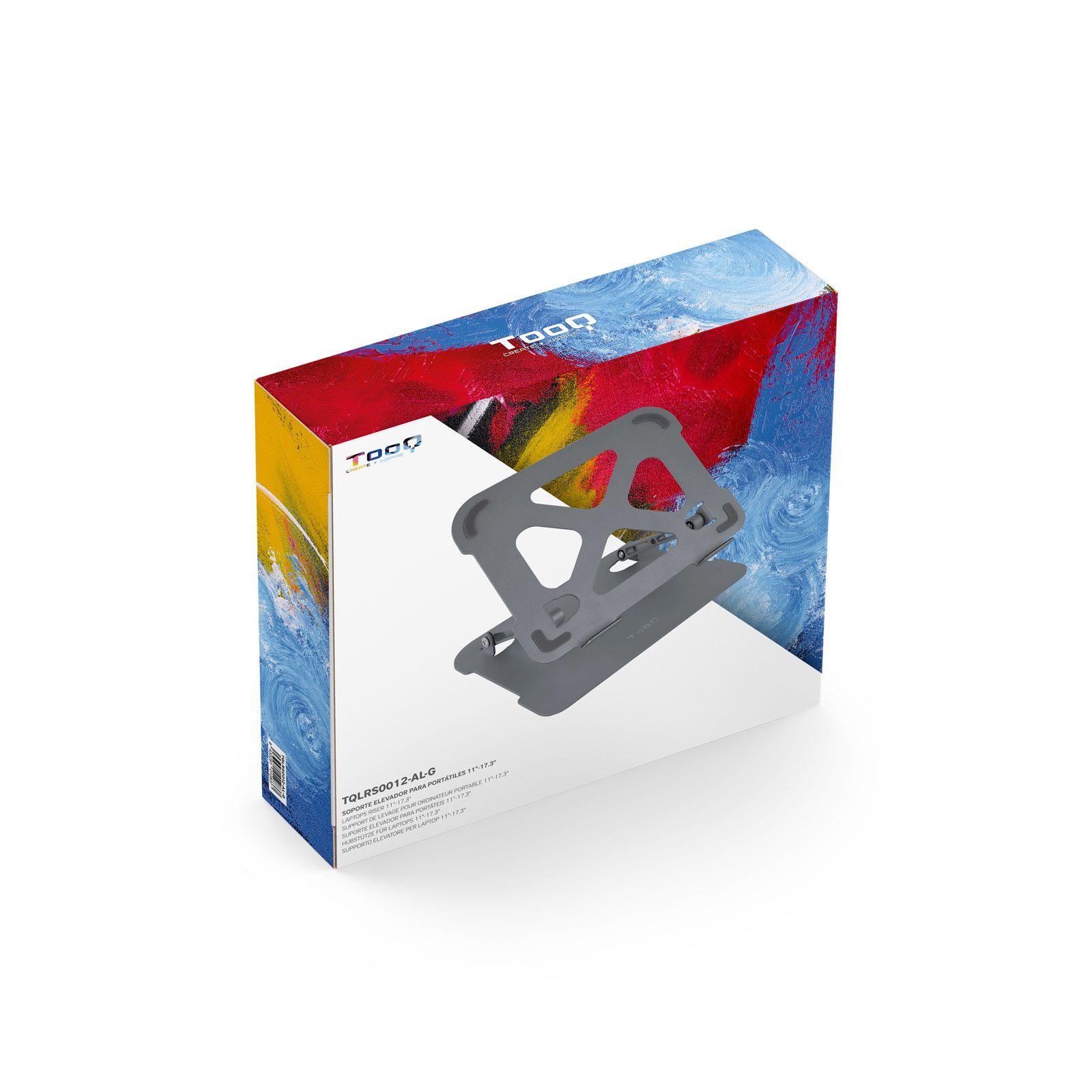 Suporte Elevador TOOQ TQLRS0012-AL-G (Ajustável 11-17,3" - Cinzento) — miniatura 9