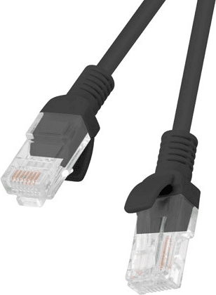 Cabo de Rede RJ45 LANBERG PCU5-10CC-0025-BK (0,25 m - Cat5e - RJ-45 macho - Preto)