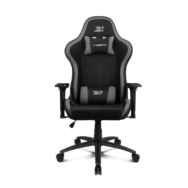 Cadeira Gaming DRIFT DR110 (150 kg - 8 cm - 90–135° - Preto/Cinzento), miniatura 2