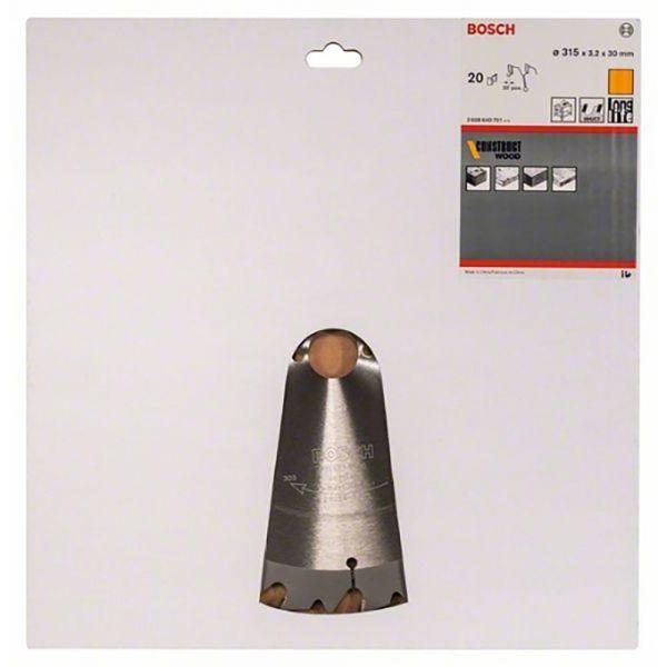 Disco de Serra Circular BOSCH Construct Wood CW WO S (Aço temperado SK5), miniatura 2
