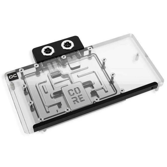 Bloco de Água para Placa Gráfica ALPHACOOL Core RX 9070 XT Aorus Elite (Transparente/Cromado) — miniatura 2