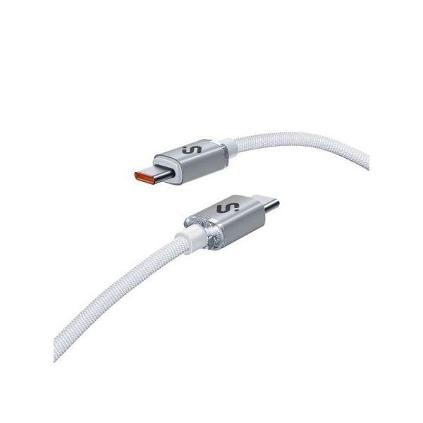 Cabo USB-C SUBBLIM Optimus (2 m - USB-C - Branco) — miniatura 2