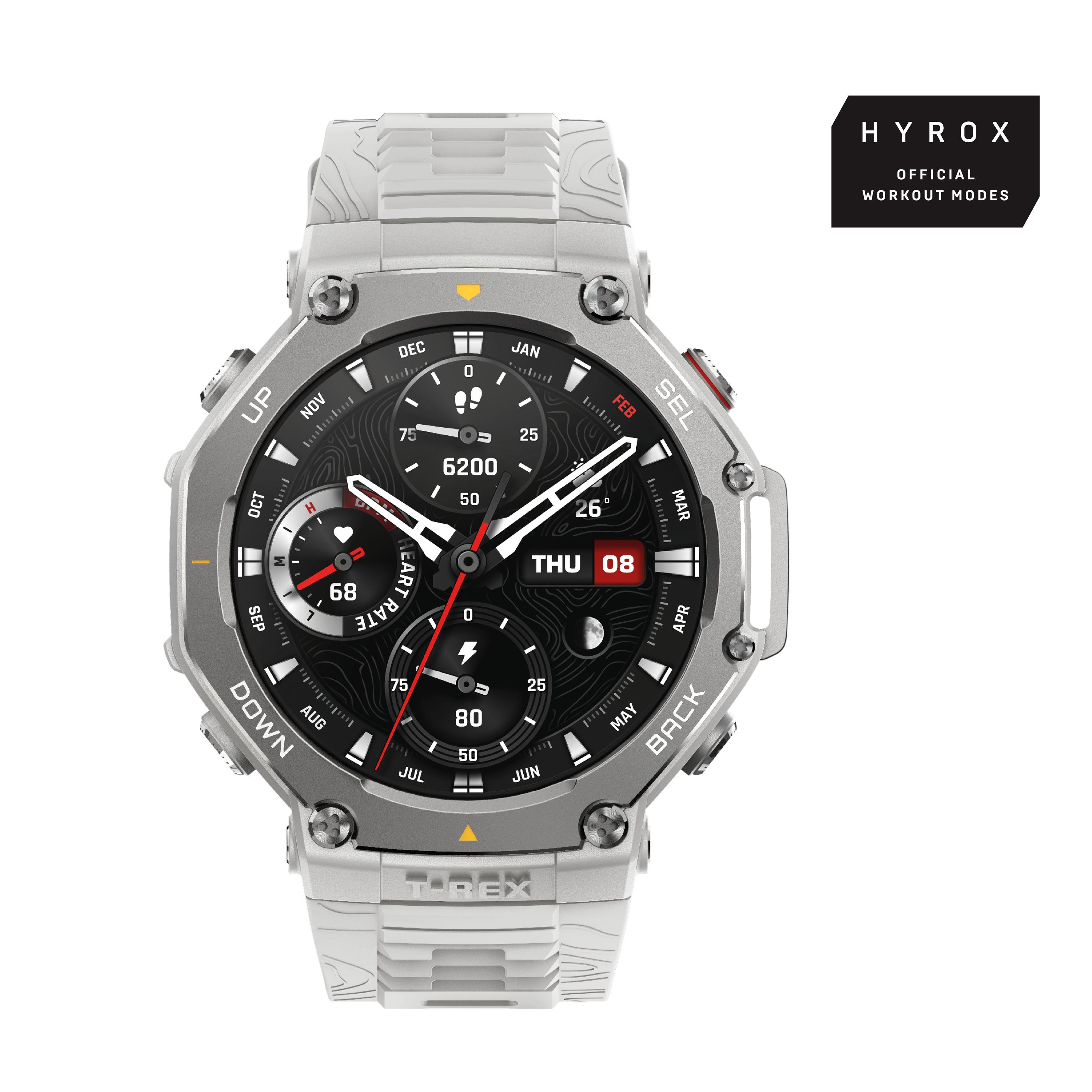 Smartwatch AMAZFIT T-Rex 3 (Redondo - Zepp OS - OLED - Cinzento)