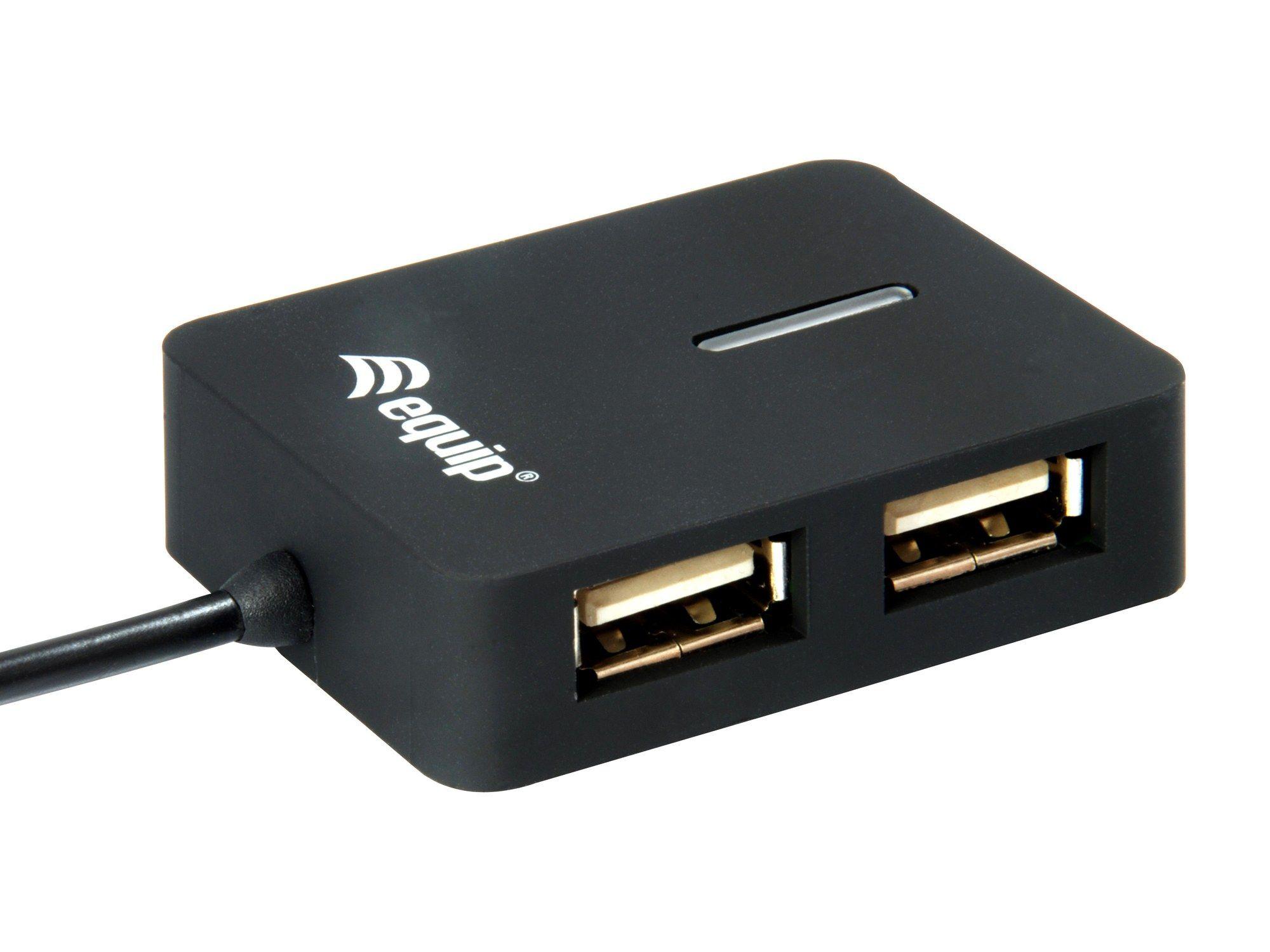 Hub USB EQUIP Life Travel 128952 (Preto) — miniatura 3